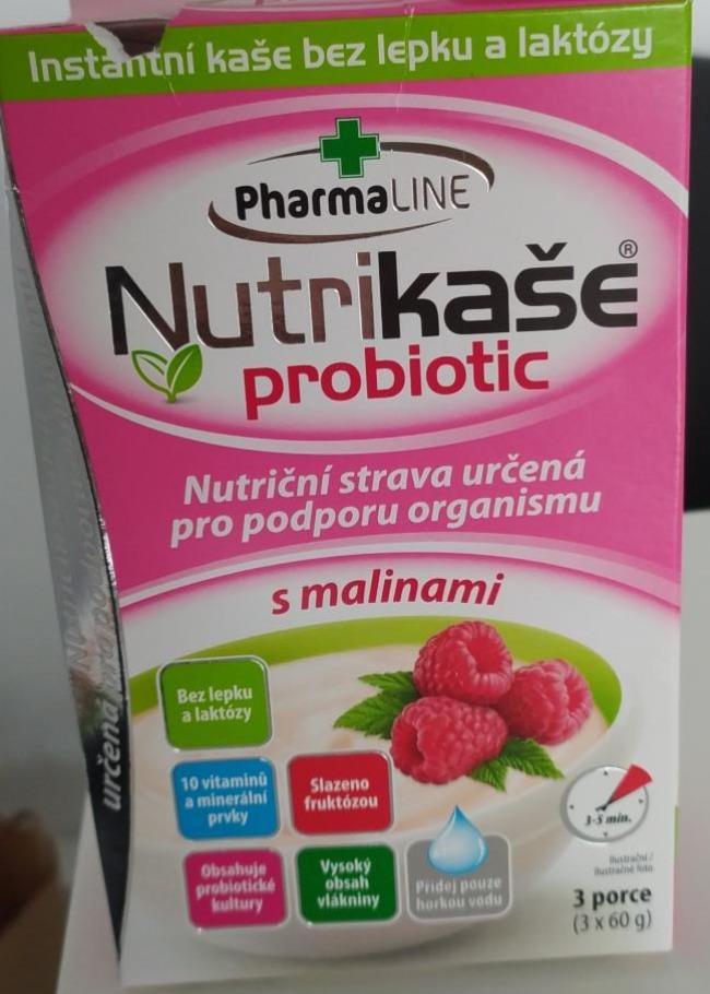 Fotografie - Nutrikaše probiotic s malinami PharmaLine