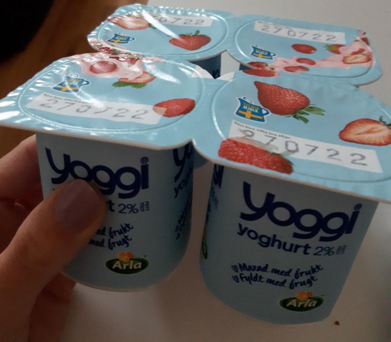 Fotografie - Original Yoghurt 2% Jordgubb & Smultron Yoggi