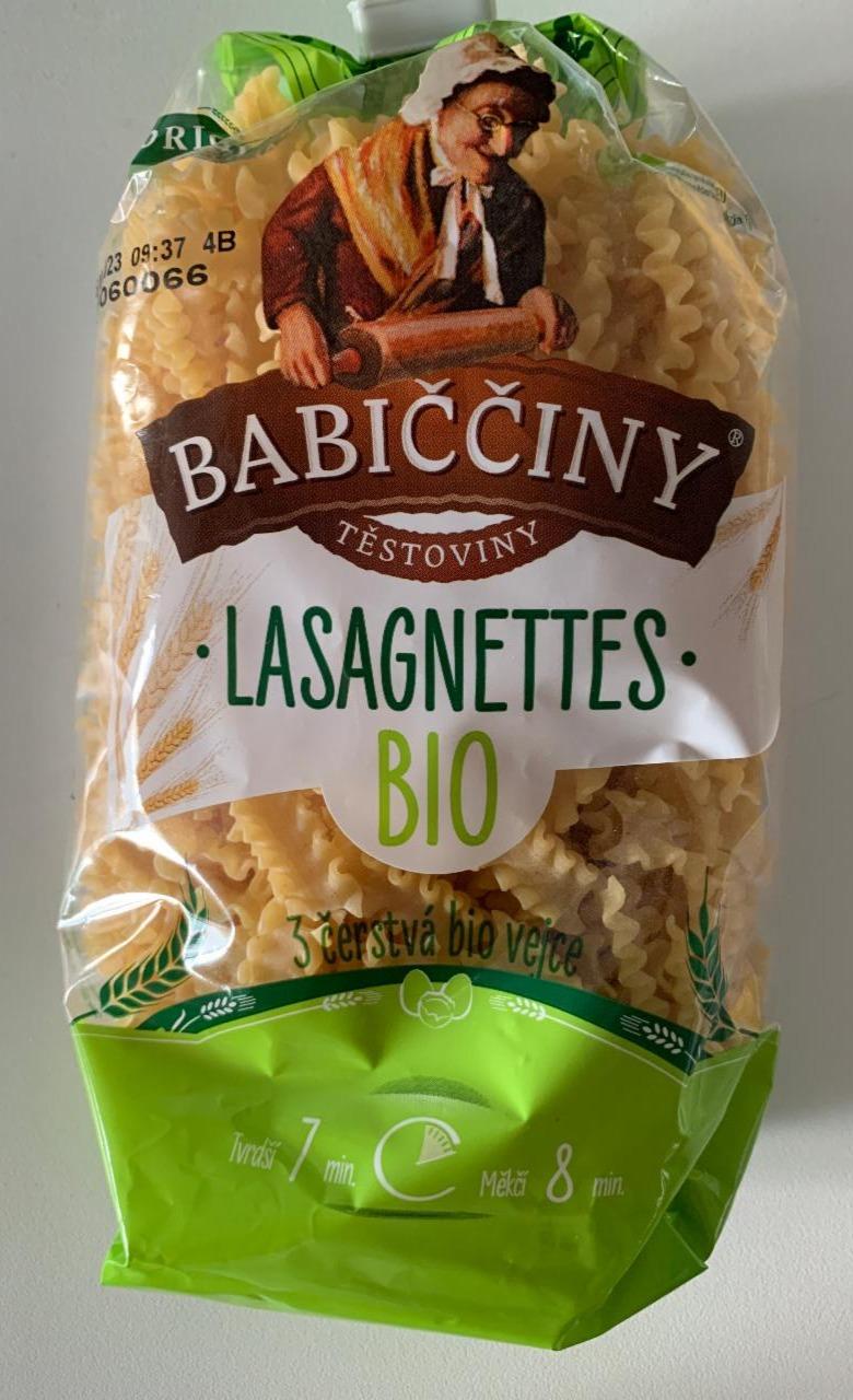 Fotografie - Bio Lasagnettes Babiččiny těstoviny