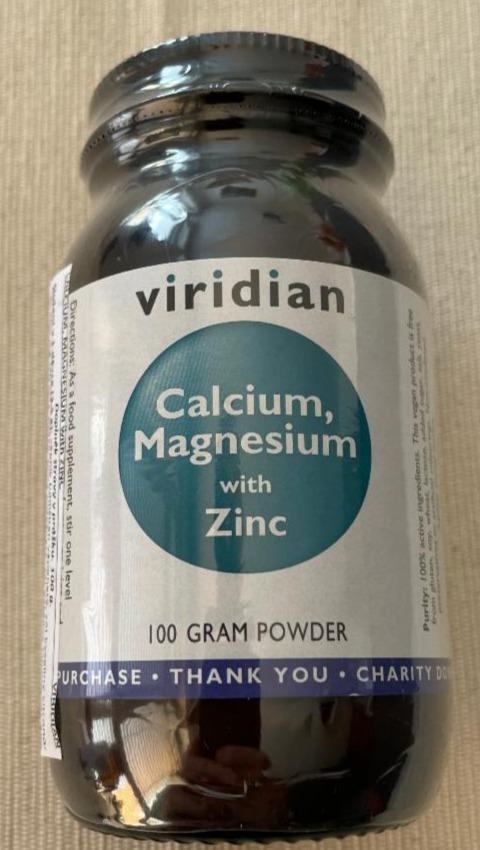 Fotografie - Calcium Magnesium with Zinc Viridian