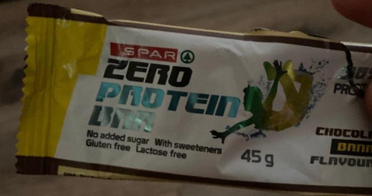 Fotografie - Zero Protein Bar Chocolate Spar