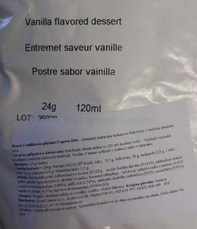 Fotografie - Express Diet Vanilla flavored dessert