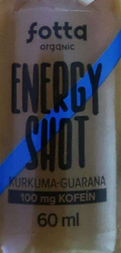 Fotografie - Energy shot Kurkuma - Guarana Fotta organic