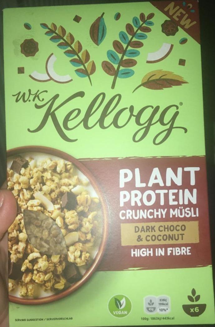 Fotografie - Kelloggs plant protein crunch Choc&Coconut