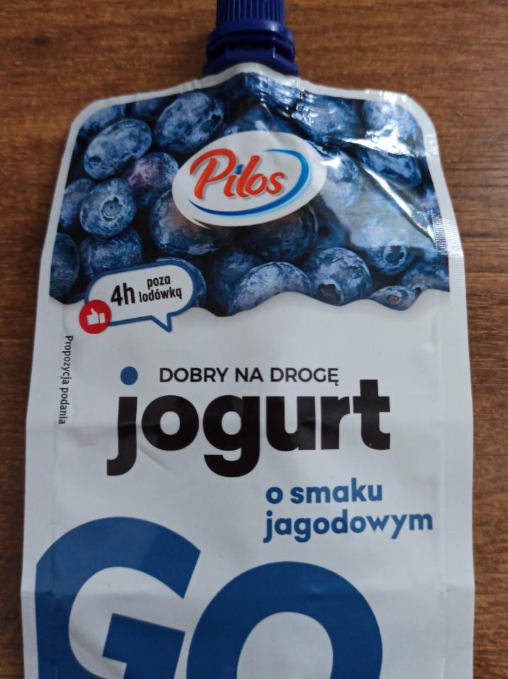Fotografie - Jogurt GO o smaku jagodowym Pilos
