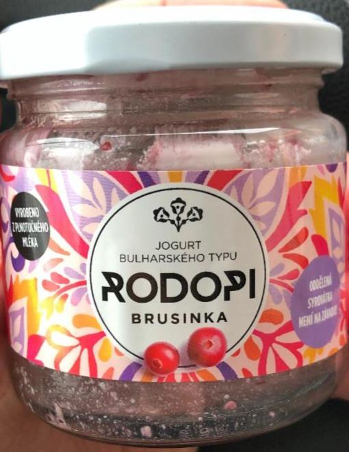 Fotografie - Jogurt bulharského typu Brusinka Rodopi