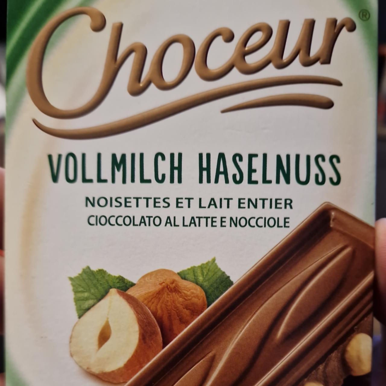 Fotografie - Nussbeisser Edel-Vollmilch Schokolade mit ganzen haselnüssen Choceur