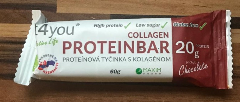 Fotografie - Collagen Proteinbar chocolate Fit4you