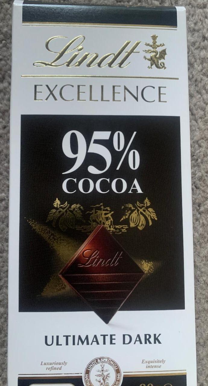 Fotografie - Excellence 95% cocoa ultimate dark Lindt