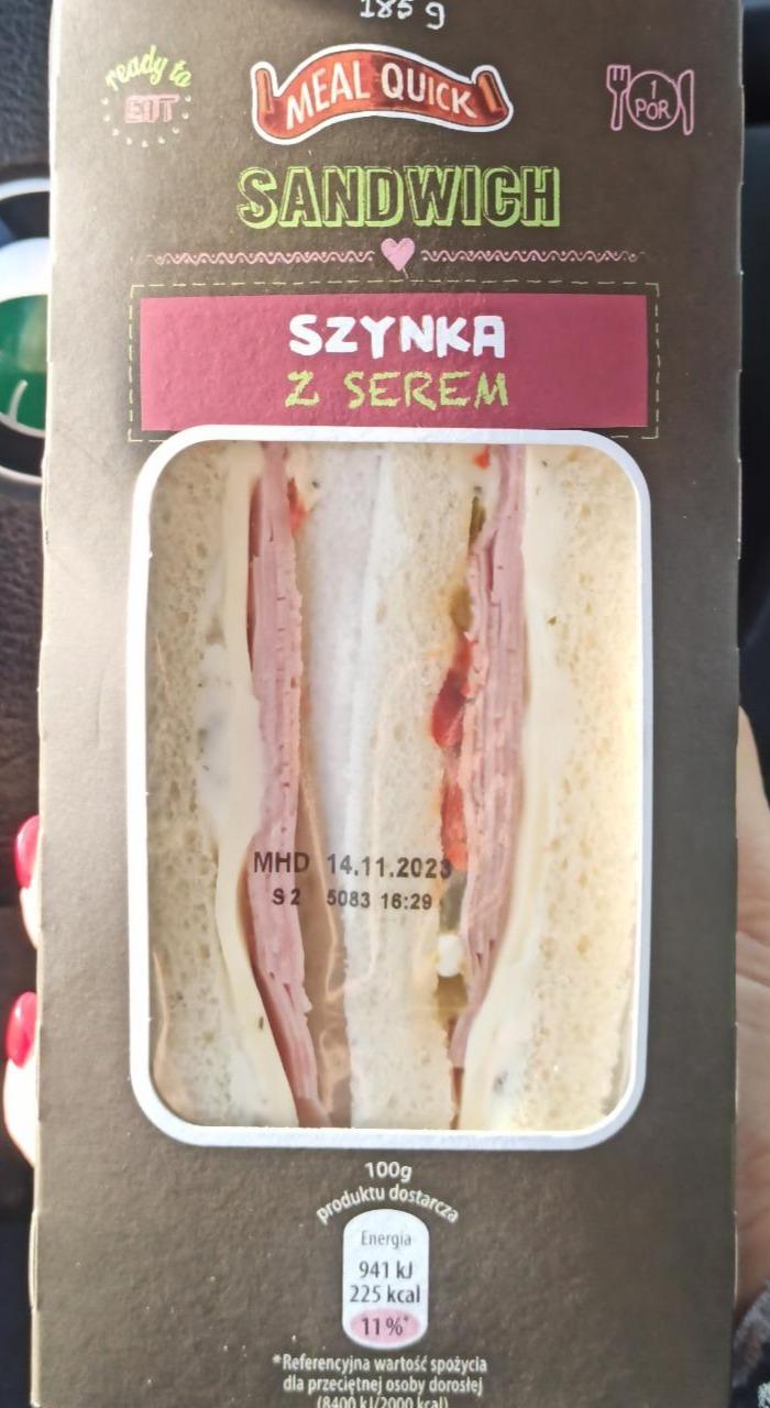 Fotografie - Sandwich szynka z serem Meal Quick
