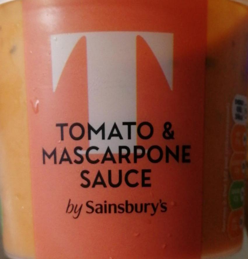 Fotografie - Tomato & Mascarpone Sauce Sainsbury's