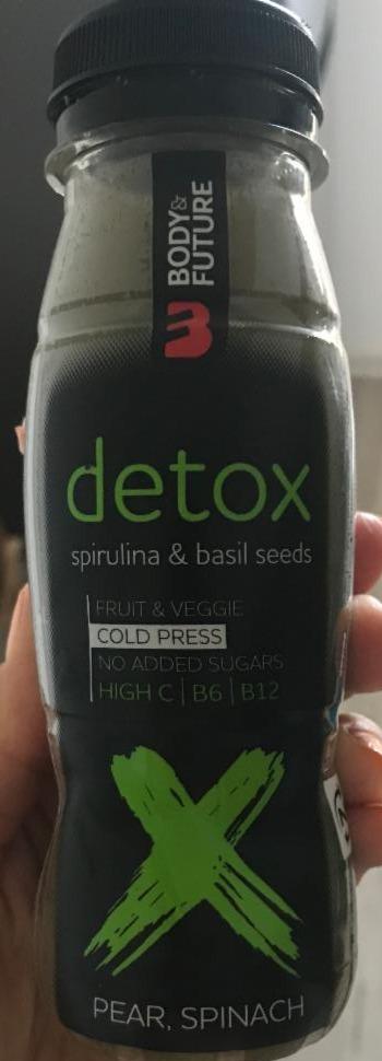 Fotografie - Detox spirulina & basil seeds Body & Future