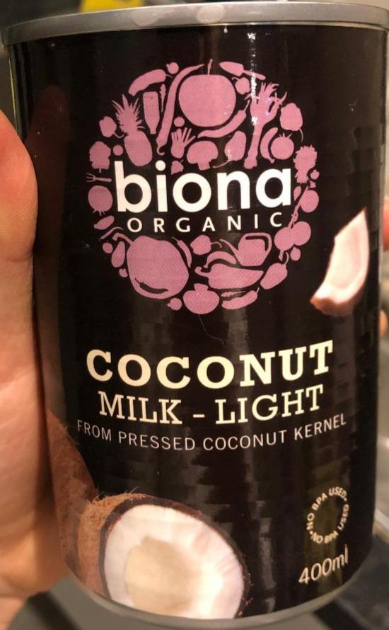 Fotografie - Coconut Milk Light Biona organic
