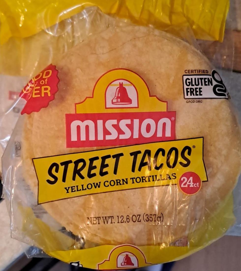 Fotografie - Street Tacos Yellow Corn Tortillas Mission