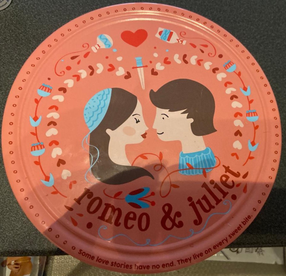Fotografie - Butter cookies Lovestories Romeo & Juliet