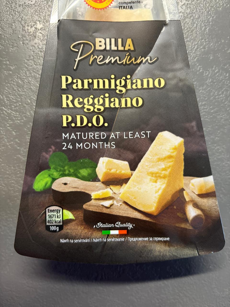 Fotografie - Parmigiano Reggiano D.O.P. Billa Premium