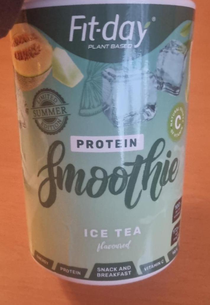 Fotografie - Ice Tea Protein Smoothie Fit-day
