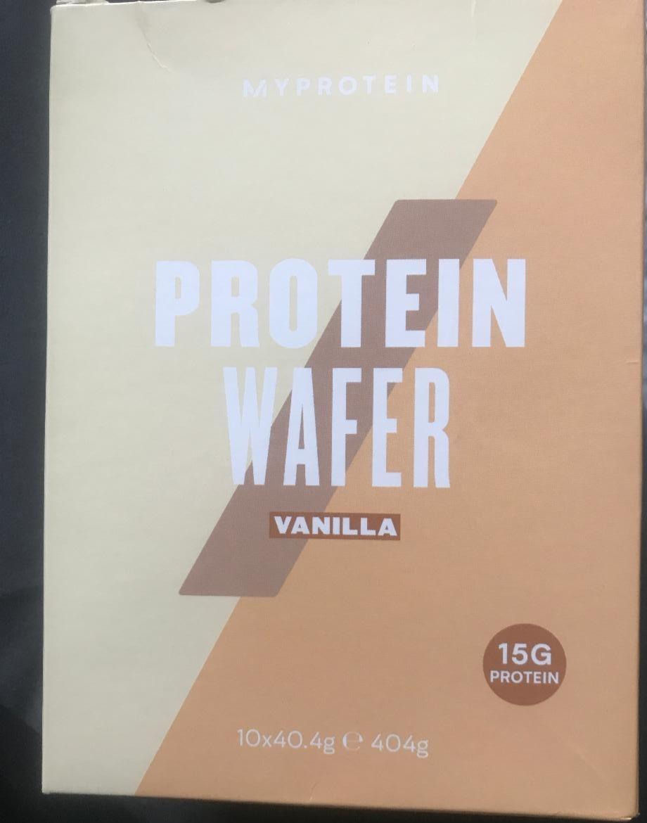 Fotografie - Protein Wafer Vanilla Myprotein