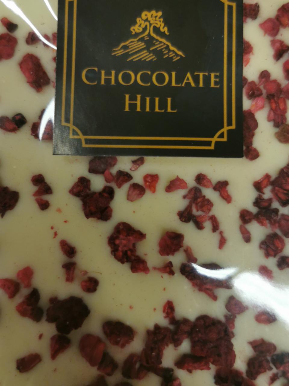 Fotografie - 45% bílá čokoláda s malinami Chocolate Hill