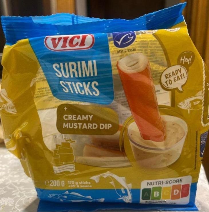 Fotografie - Surimi sticks + Creamy mustard dip Vici