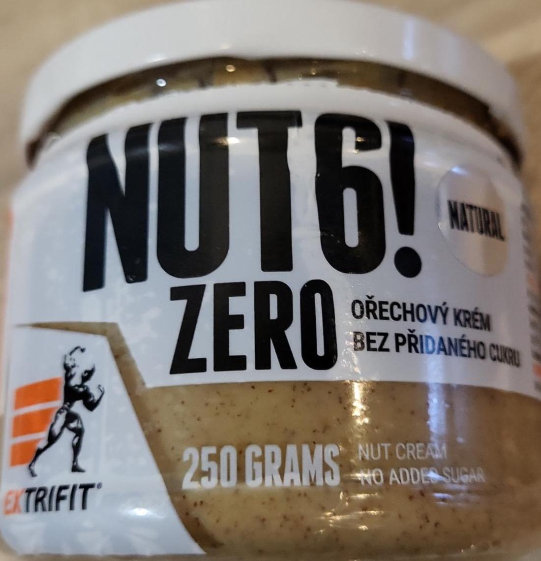 Fotografie - Nut6! Zero ořechový krém natural Extrifit