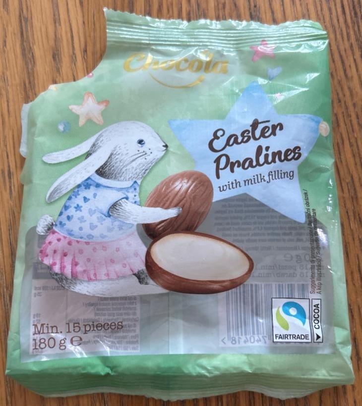 Fotografie - Easter Pralines with milk filling Chocola