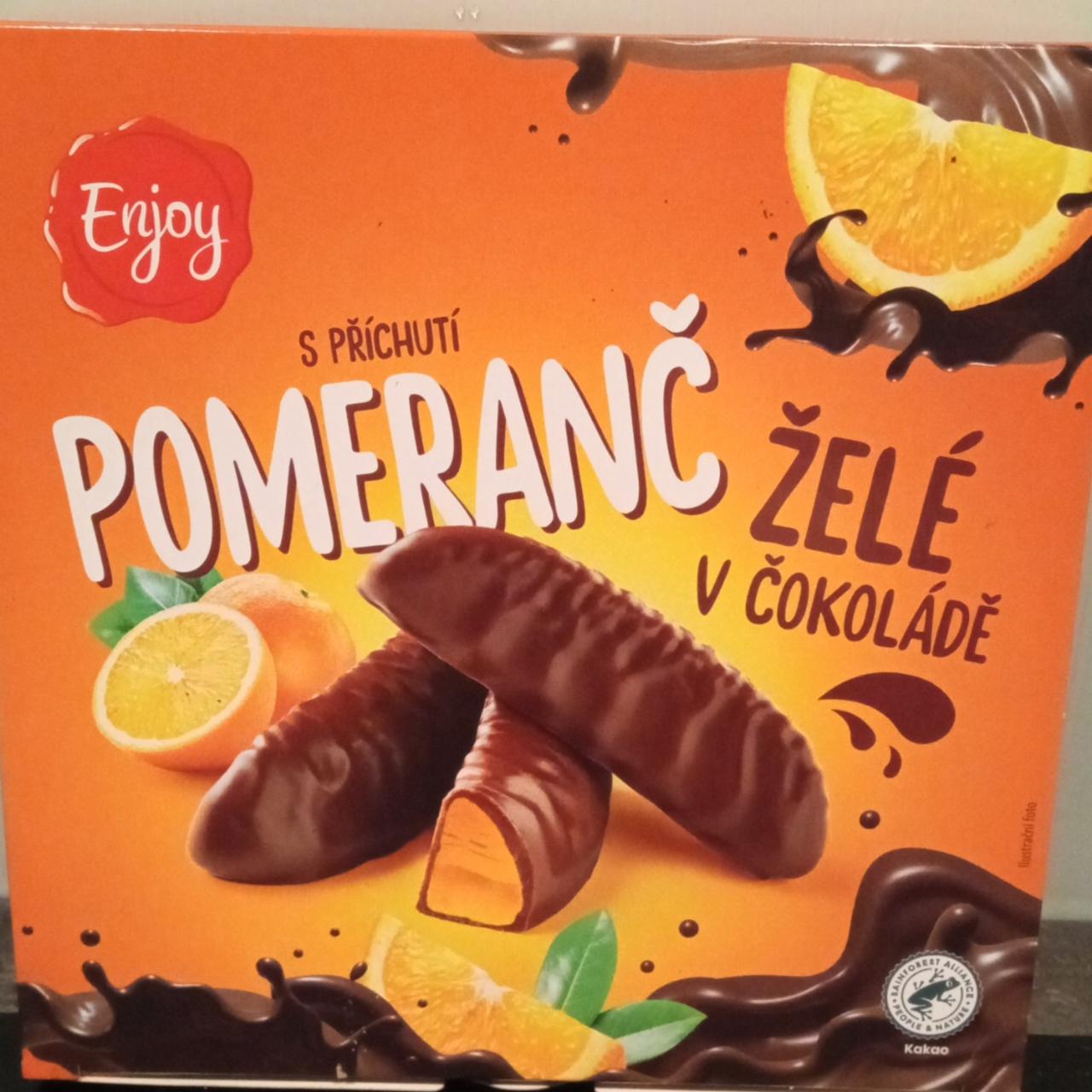Fotografie - Želé v čokoládě s příchutí pomeranč Enjoy