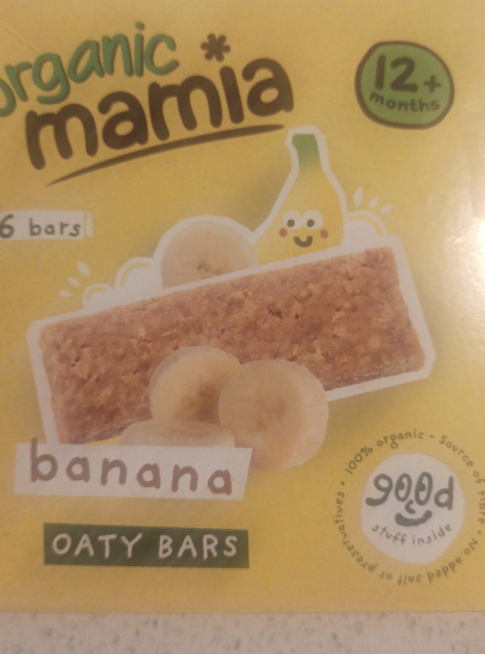 Fotografie - Banana Soft Oaty Bars Mamia Organic