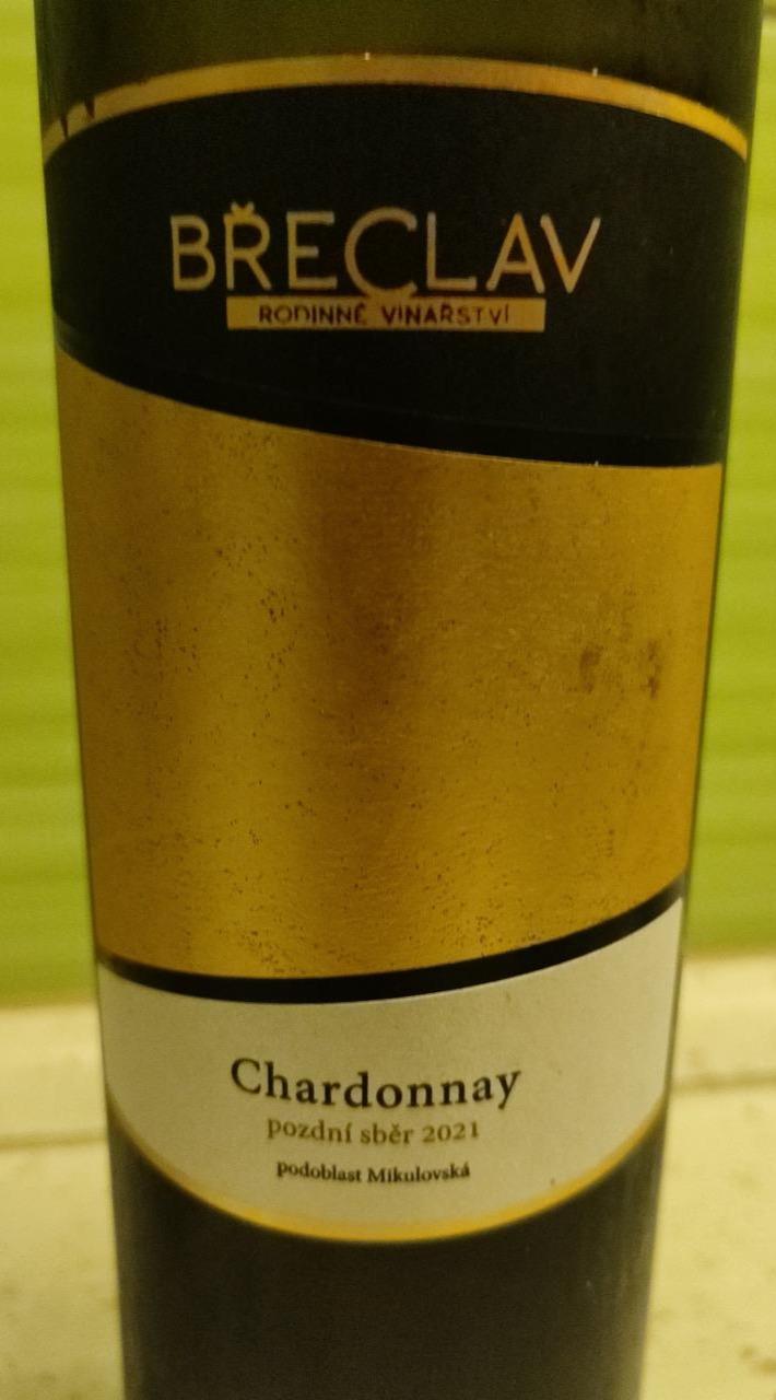 Fotografie - Chardonnay pozdní sběr 2021 rodinné vinařství Břeclav