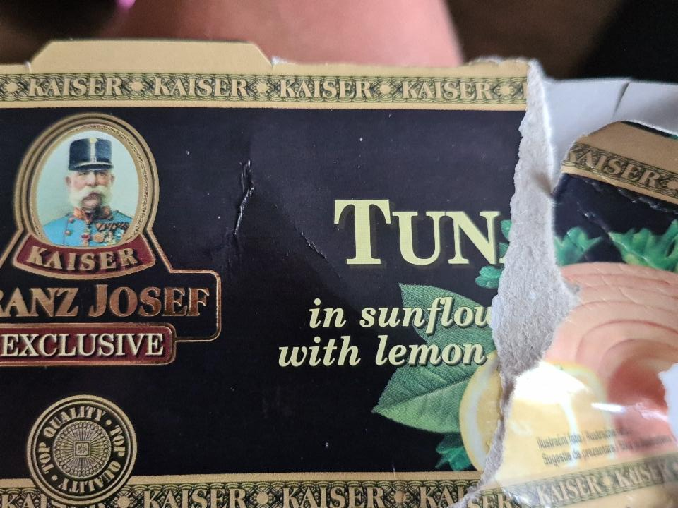 Fotografie - Tuna in Sunflower Oil with Lemon Kaiser Franz Josef