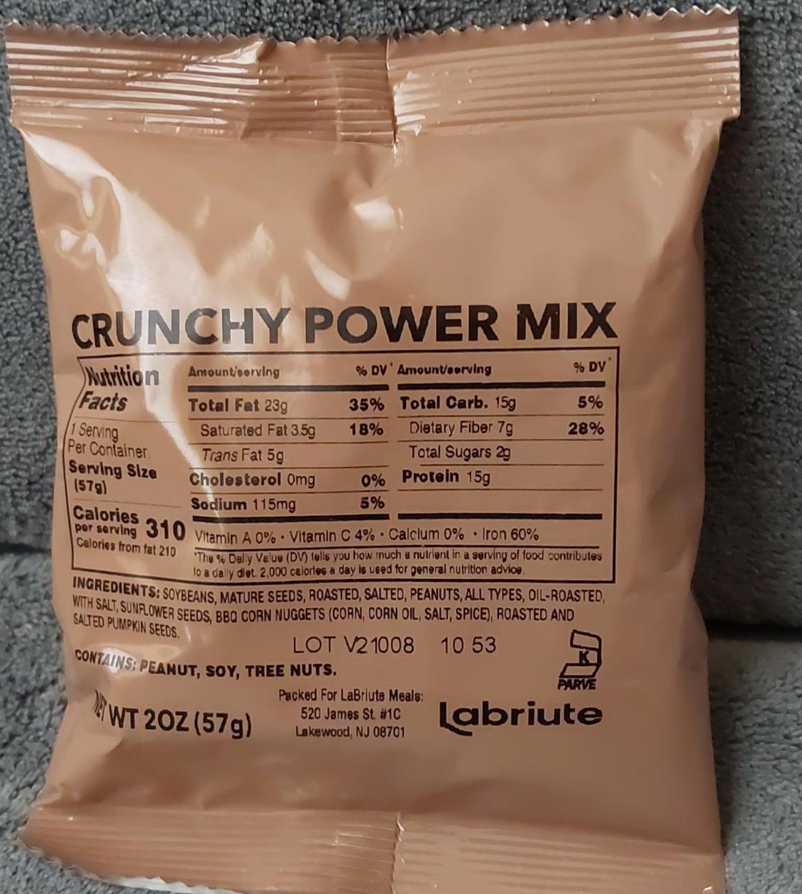 Fotografie - Crunchy power mix Labriute