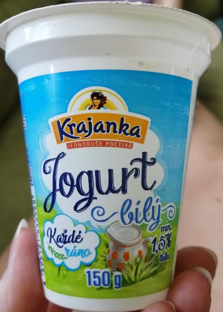 Fotografie - Jogurt bílý 1,5% tuku Krajanka