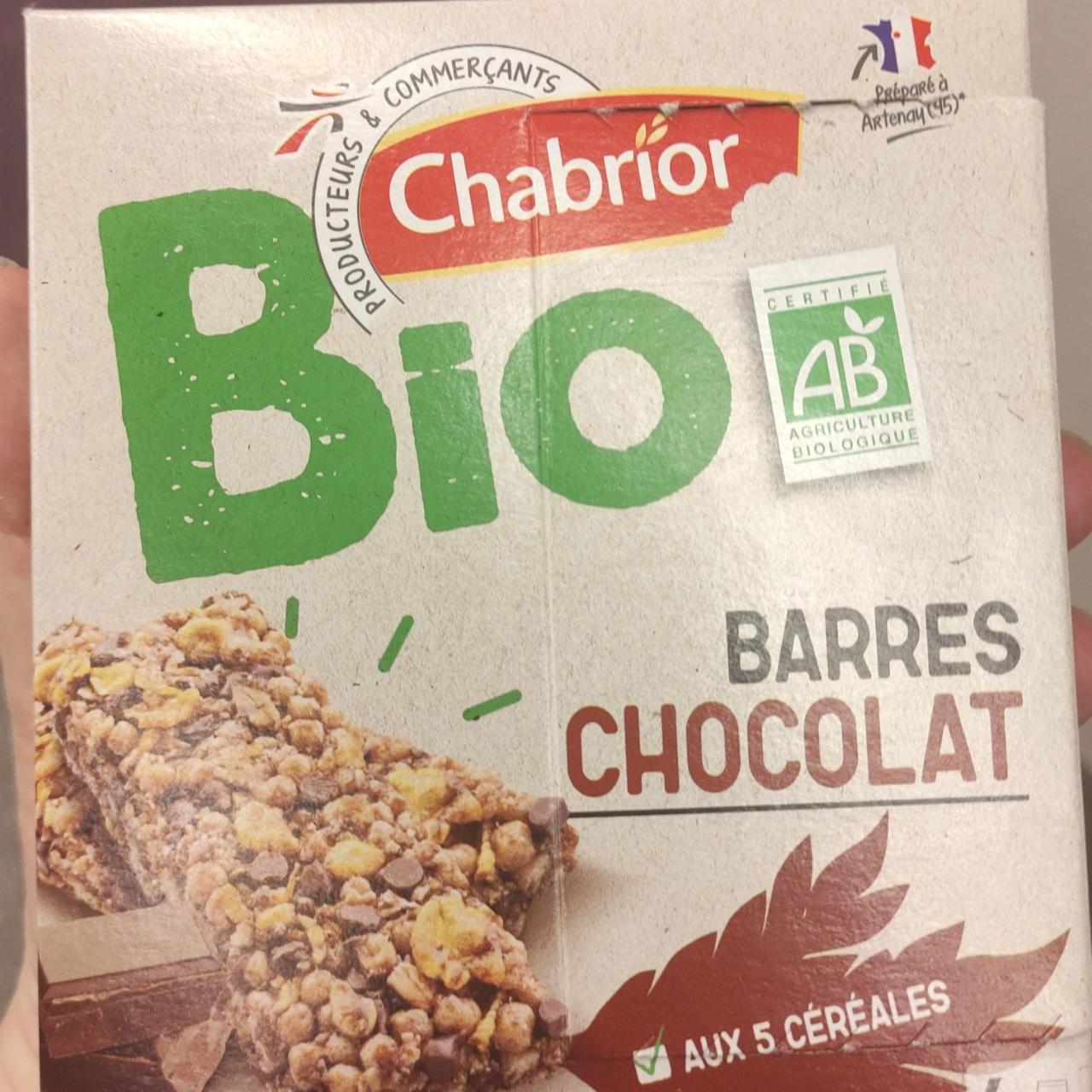 Fotografie - Bio Barres chocolat aux 5 céréales Chabrior