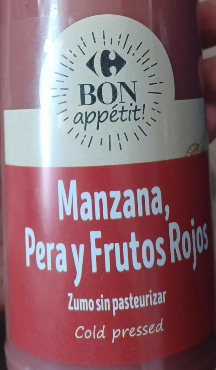 Fotografie - Manzana, Pera y Frutos Rojas Carrefour BON appetit