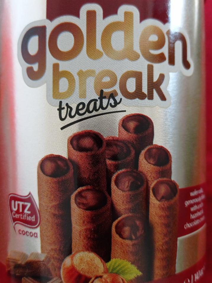 Fotografie - Hazelnut chocolate treats Golden break