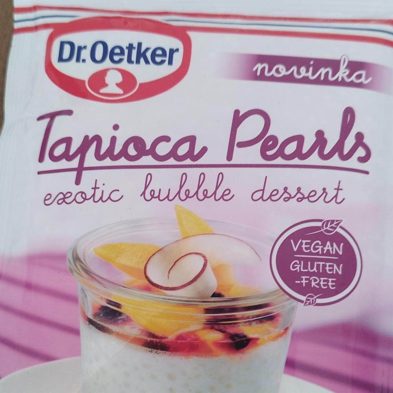 Fotografie - Tapioca Pearls exotic bubble dessert Dr.Oetker