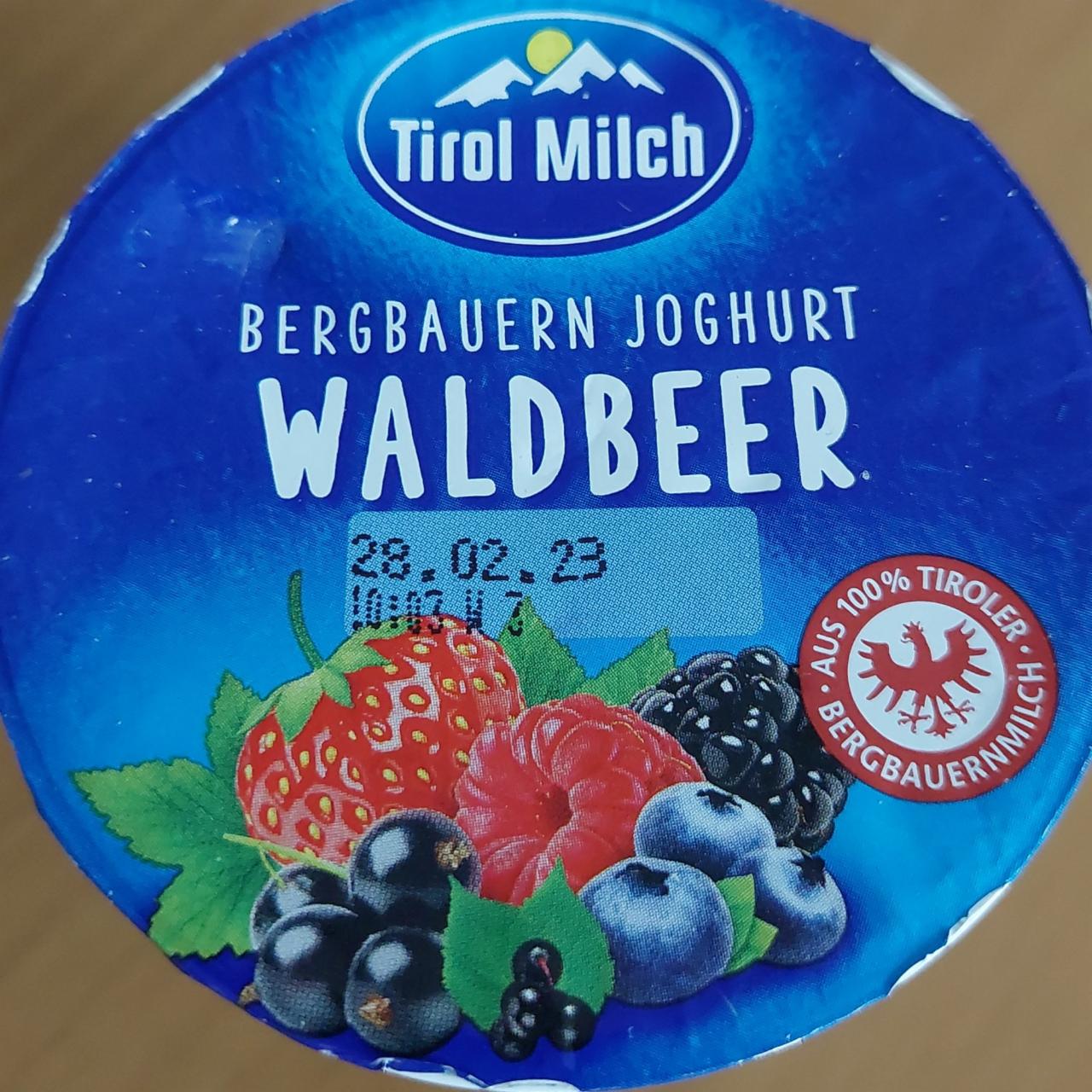 Fotografie - Joghurt Bergbauern Waldbeer Tirol Milch