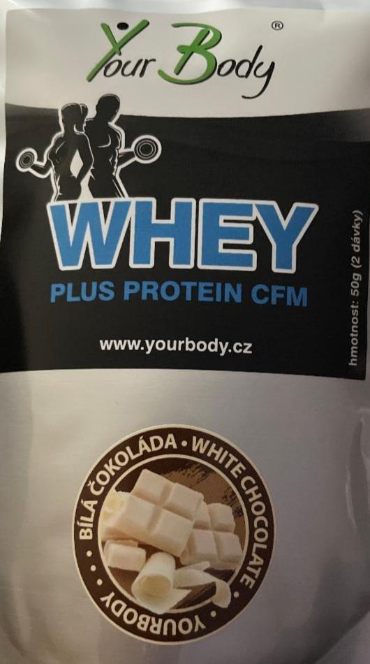 Fotografie - Whey plus protein CFM Bílá čokoláda YourBody