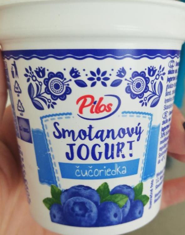 Fotografie - Smotanový jogurt čučoriedka Pilos