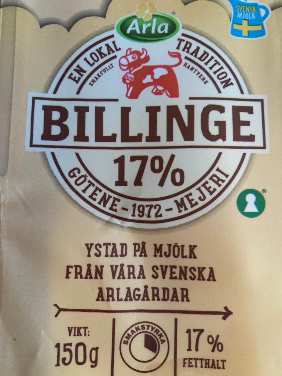 Fotografie - Billinge Skivad Ost 17% Arla