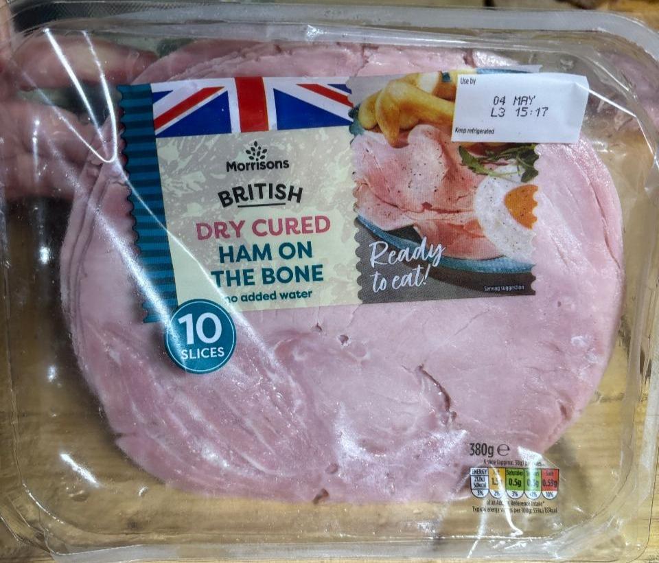 Fotografie - British Dry Cured Ham on the Bone Morrisons
