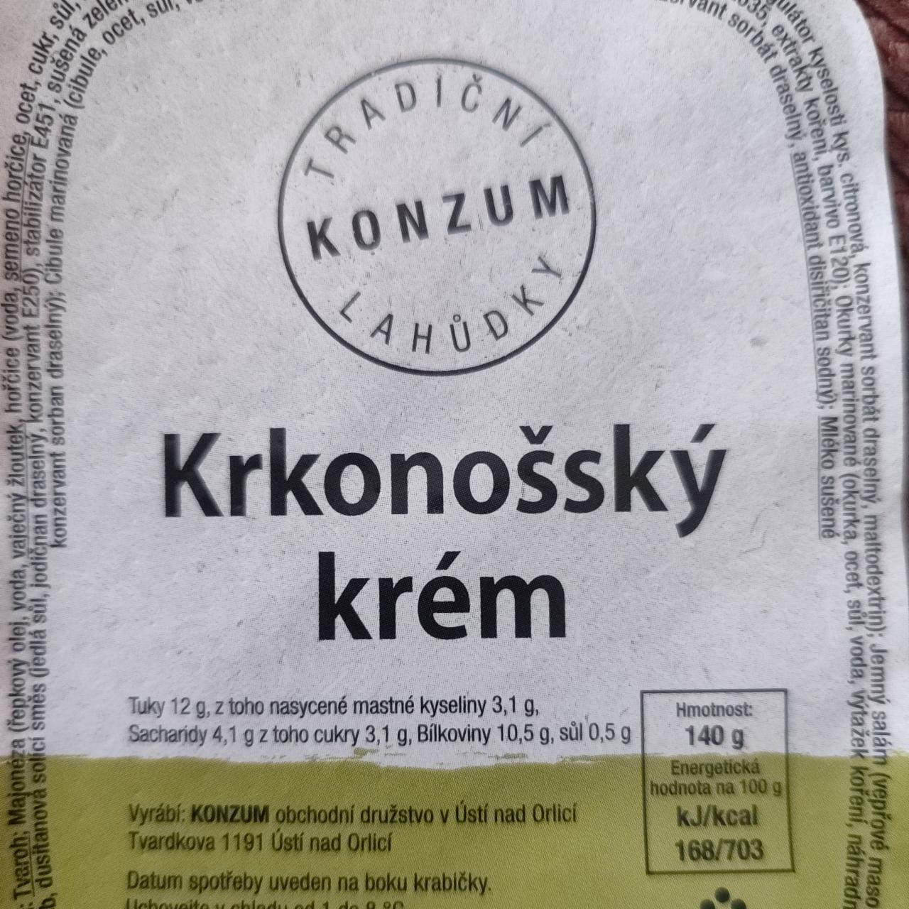 Fotografie - Krkonošský krém Konzum