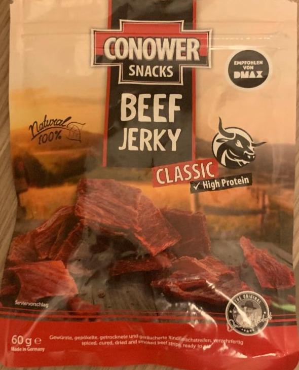 Fotografie - Beef Jerky Classic Conower Snacks