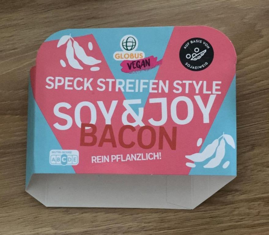 Fotografie - Speck streifen style Soy & Joy Bacon Globus Vegan