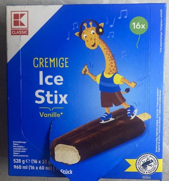 Fotografie - Cremige Ice Stix Vanille K-Classic