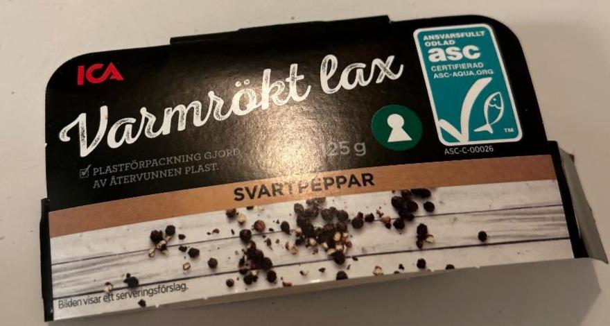 Fotografie - Varmrökt lax Svartpeppar ICA