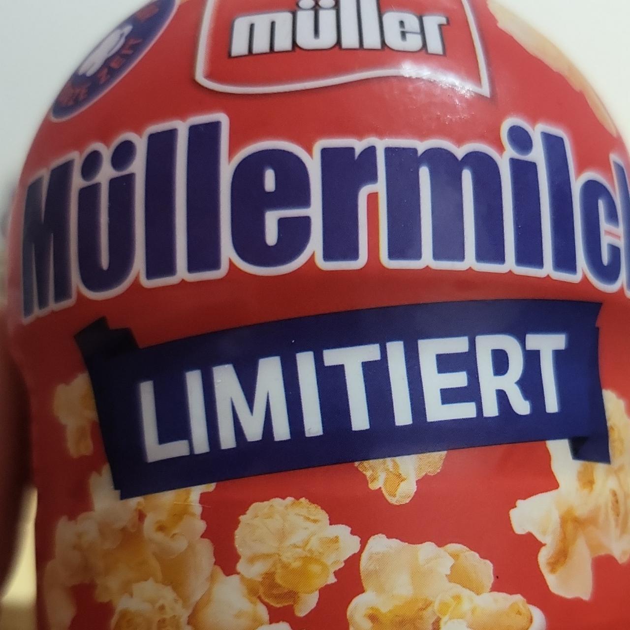 Fotografie - Müllermilch Popcorn Geschmack Müller