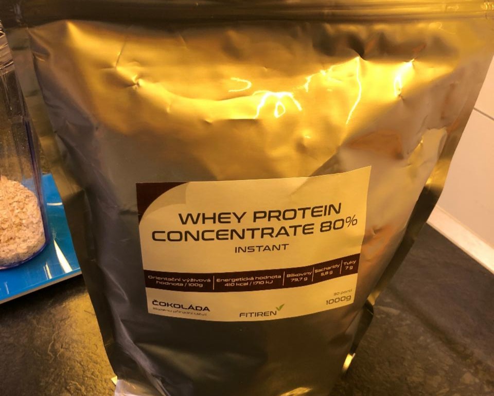 Fotografie - Whey protein concentrate 80 % Fitiren