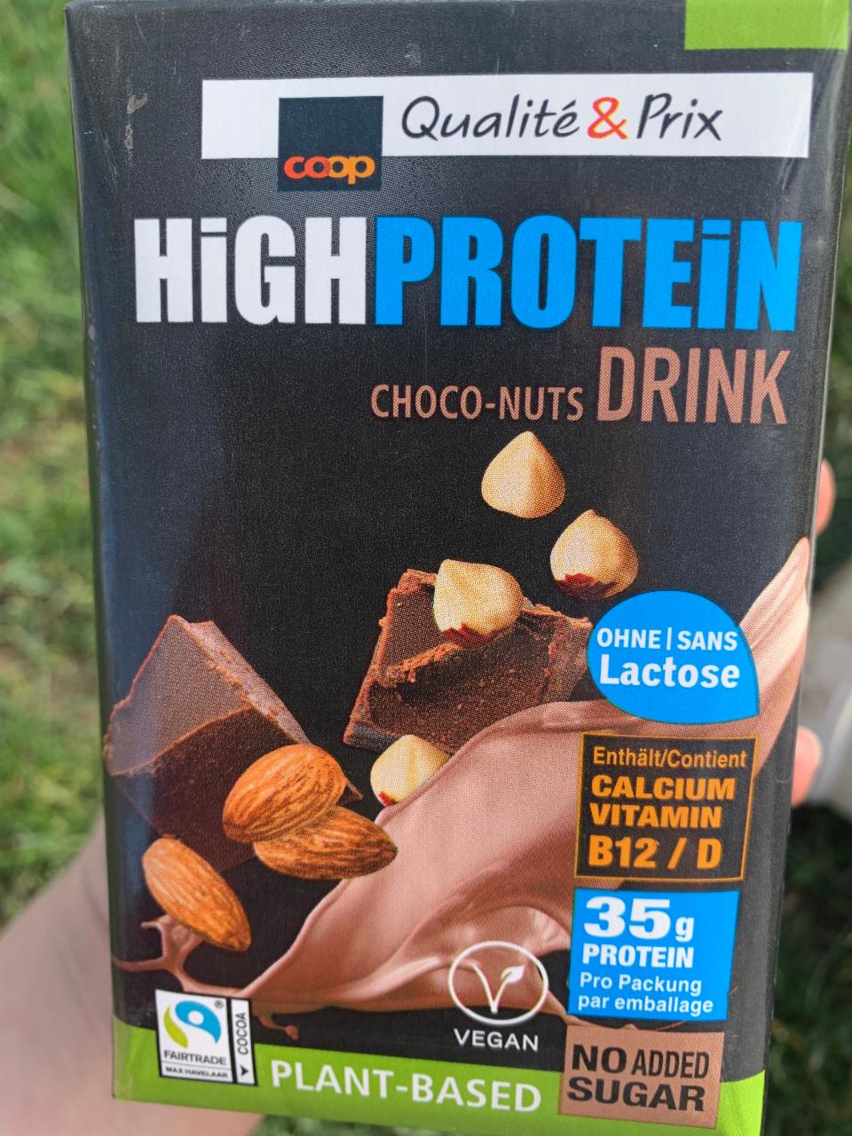 Fotografie - High Protein Choco-Nuts Drink Coop Qualité & Prix