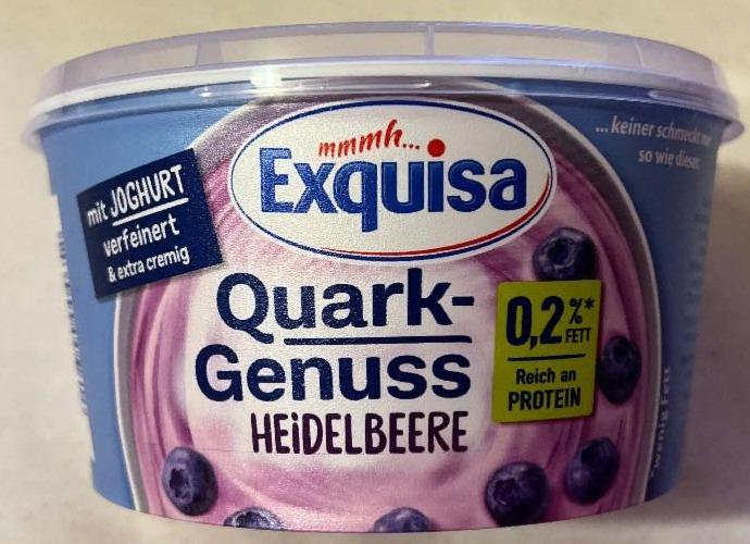 Fotografie - Quark Genuss Heidelbeere Exquisa